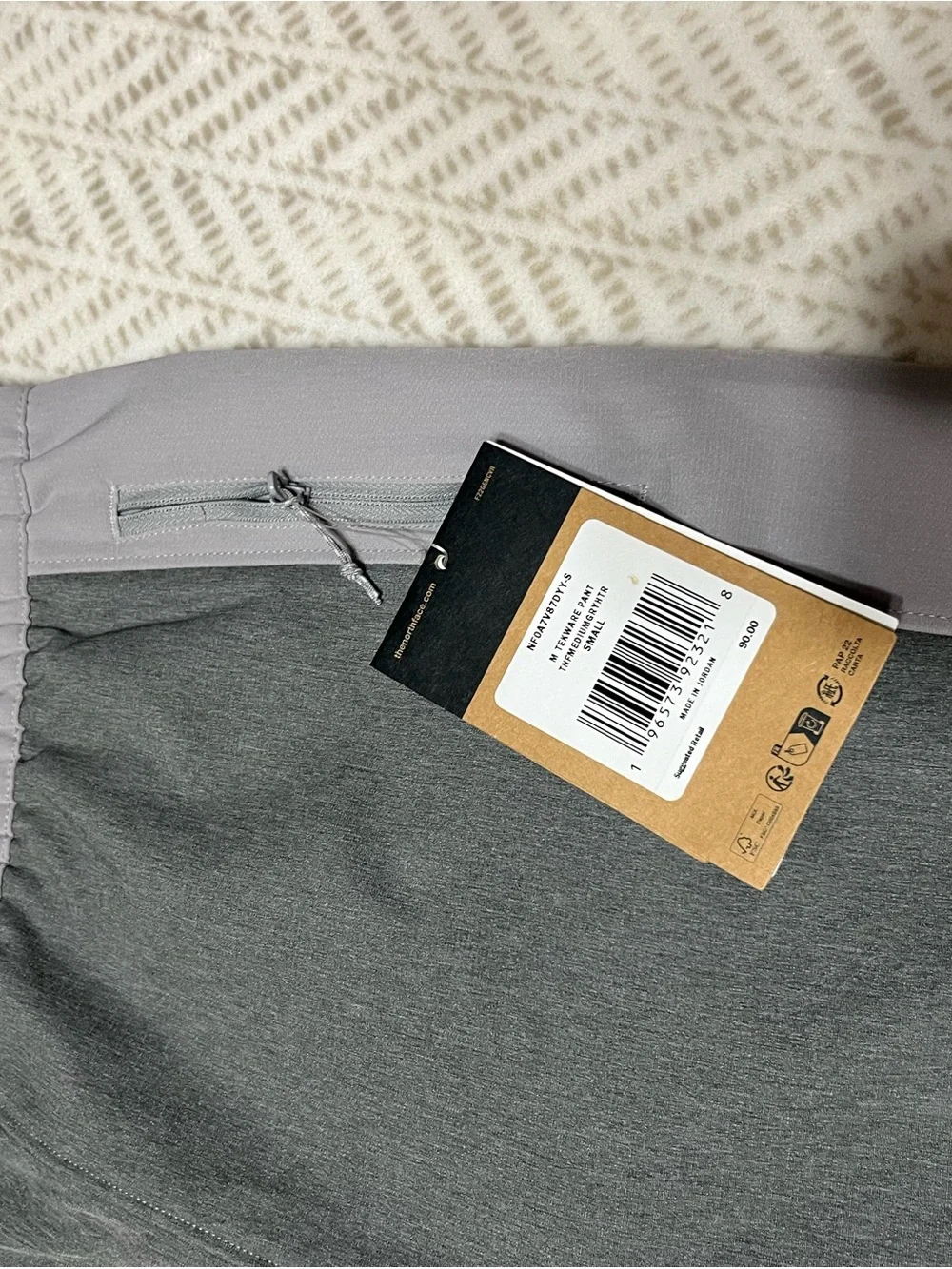 The North Face Men's Gray Two-Tone Performance Pants Texware